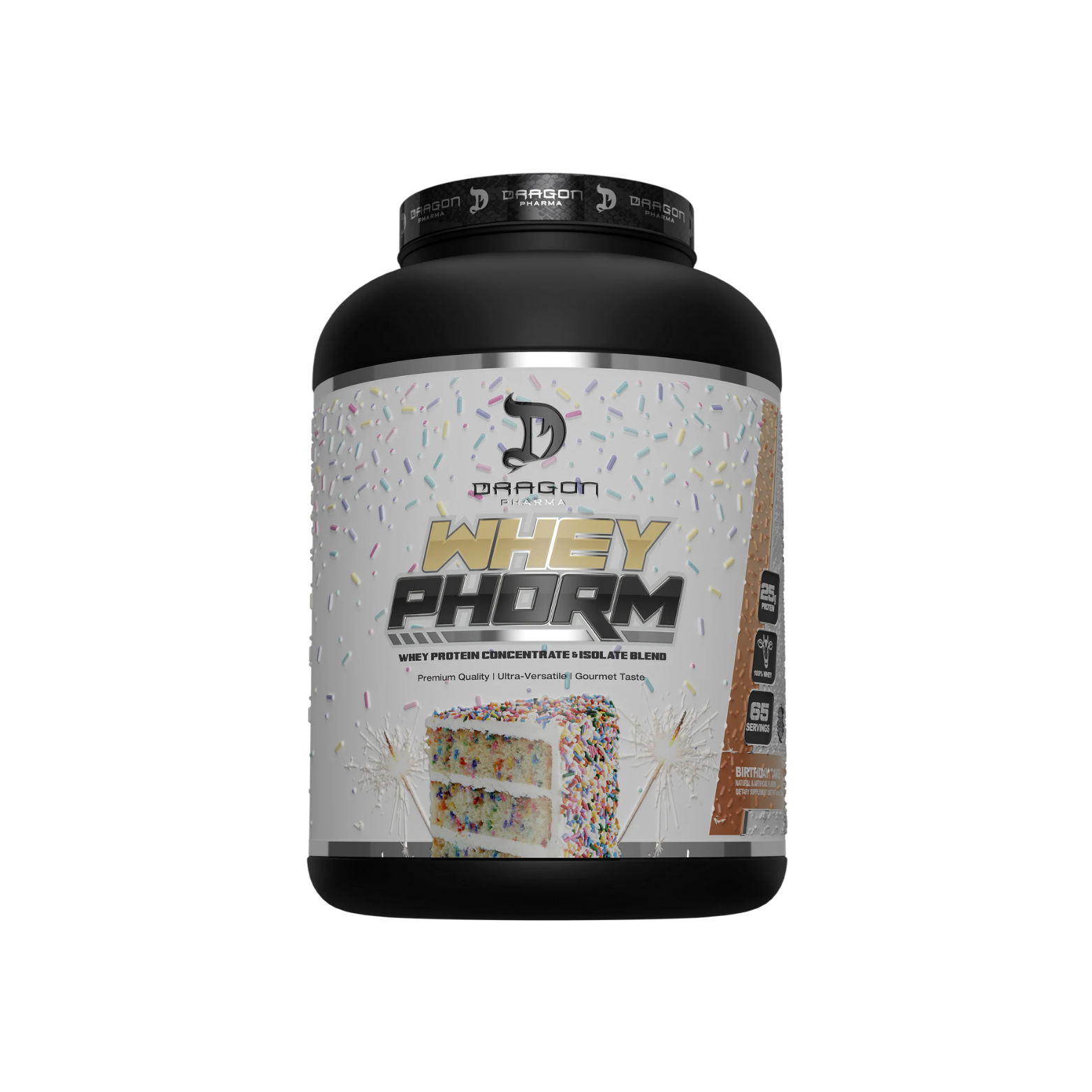 Proteína Dragon Pharma Wheyphorm Birthday Cake, 65 Porciones