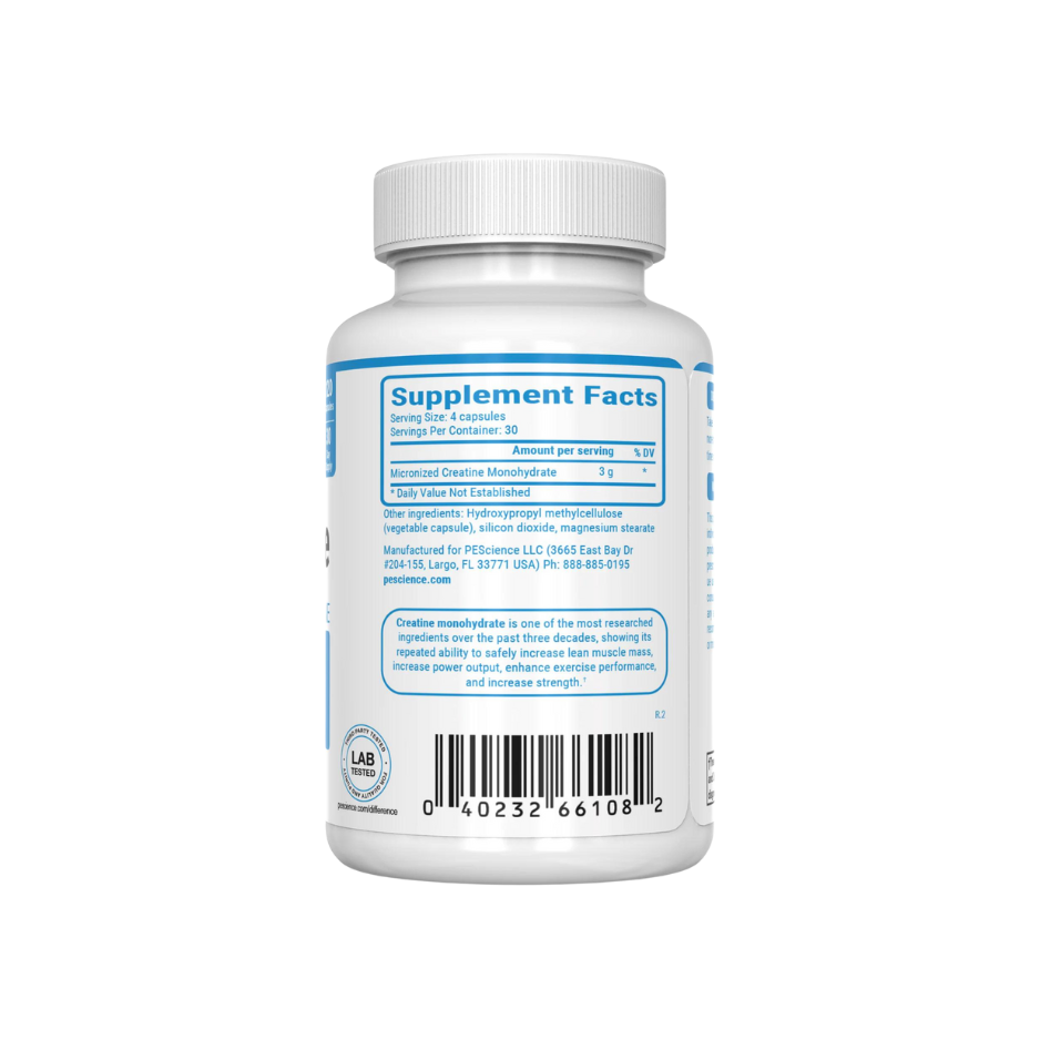 Pescience TruCreatine Cápsulas, 120 Cápsulas