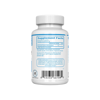 Pescience TruCreatine Cápsulas, 120 Cápsulas