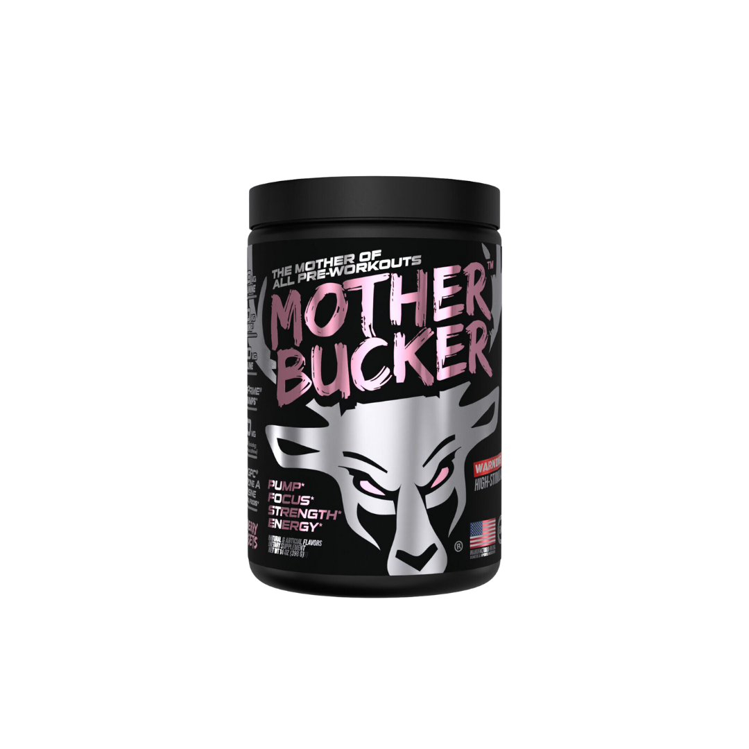 Pre-entreno Bucked Up Mother Bucker Strawberry Super Sets 30 Porciones