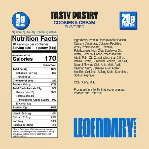 Legendary Foods Protein Cookies and Cream